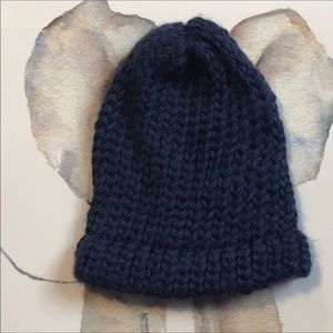 Navy Blue Handmade 9-24months Baby boy hat